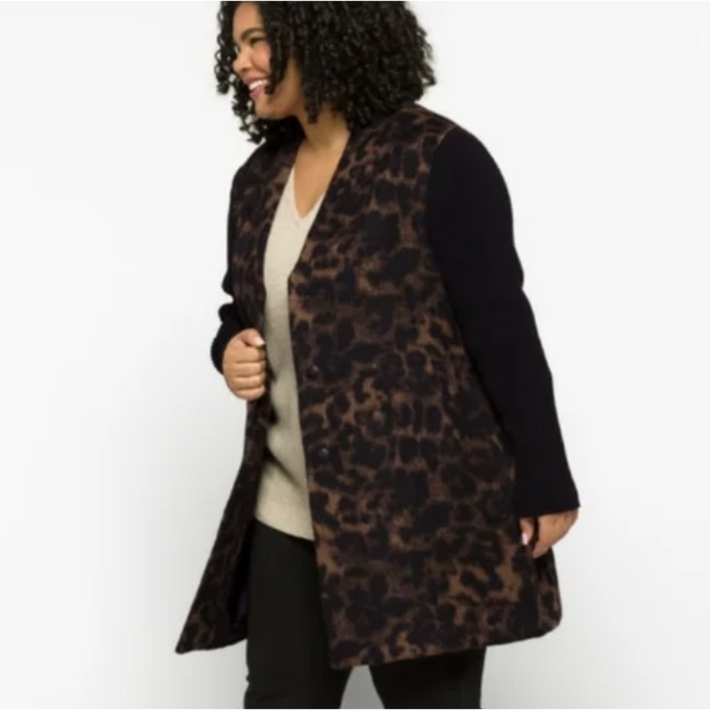 Kenneth Cole 3x Jacket with ribbed sleeves